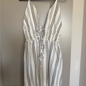 Striped Halter Dress
